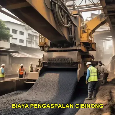 Cara Menghitung Biaya Pengaspalan di Cibinong
